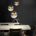 Suspension lampe suspension salle � manger suspension salon lampe de table � manger abat - jour en verre ...