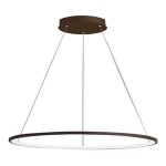 Suspension � led 34w simple suspension cr�ative anneau design cuisine salle � manger