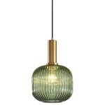 Suspension luminaire industrielle lustre vintage douille e27 abat jour plafond suspension en verre � ...