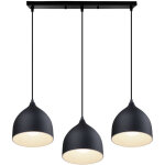 Suspension luminaire industrielle m�tal 3 lampes lustre plafonnier style cage g�om�trique e27 lampe de ...