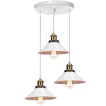 Suspension luminaire industrielle vintage en mtal fer , rtro lustre lampe plafonnier corde ajustable ...