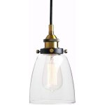 Suspension luminaire industrielle vintage rtro edison abat - jour en verre lustre lampe design plafonnier ...