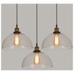 Suspension luminaire moderne plafonniers lustre int�rieur minimaliste lampe suspensions verre �20cm - ...