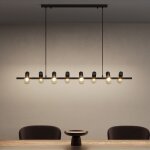 Suspension luminaire plafonnier lustre chambre salon temp�ratures de couleur 4000k hauteur r�glable �clairage ...