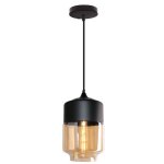 Suspension luminaire style industriel lustre suspension abat - jour en verre e27 lustre plafonnier diamtre ...