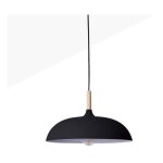 Suspension moderne ronde mela e27 - noir Suspension moderne ronde mela e27 - noir