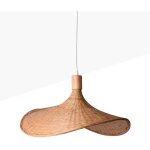Barcelona led - suspension en osier 'bellas' boho chic