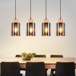 Suspensions de table en bois : suspension de table e27 lampe de salle � manger vintage lampe de cuisine ...