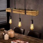 Suspension table � manger en bois lampe suspendue vintage lampe de salle � manger r�tro en poutres en ...