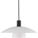 Nordlux - suspension verona verrerie noir, h. 18. 8 - ip20 - e27 / int�rieur