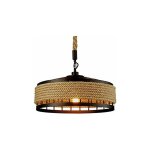 Suspension vintage en corde de chanvre - plafonnier e27 - lustre rétro industriel - rustique - corde ... Suspension vintage en corde de chanvre - plafonnier e27 - lustre rétro industriel - rustique - corde ...