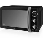 Swan - sm22030lbneu retro micro - ondes num�rique 20l, 5 niveaux puissance, d�cong�lation, minuterie ...