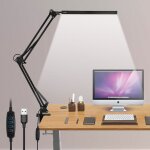 Swanew 10w lampe de bureau led lampe bureau architecte 3 temprature de couleur 10 luminosit