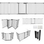 Swanew - barri�re de s�curit� enfant b�b� 3m 5 panneaux animaux enfant grille de protection chemin�e ...
