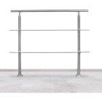 Swanew garde - corps rampe d'escalier escalier acier inoxydable utilisable comme , parapet rambarde, ...
