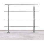 Swanew garde - corps rampe d'escalier escalier acier inoxydable utilisable comme , parapet rambarde, ...