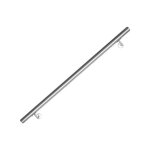 Main courante, inox rampe d'escalier rond, intrieur & extrieur  42 mm, support mural, argent 110cm ...
