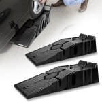 Swanew - rampe d'acc�s jeu de 2 plastique lourdes charges 3t rampe de bordure rampe de levage rampe de ...