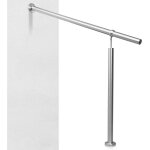 Swanew rampe d?escalier, main courante inox, int�rieur ext�rieur entr�e maison, fixation mur 120x90 cm ...