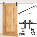 Swanew systme de porte coulissante ensemble d'accessoires pour rail au sol rail de porte  rouleau en ...