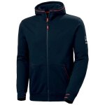 Sweat  capuche kensington coloris bleu taille l - helly hansen