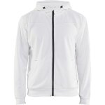 Blaklader - sweat de travail zippé à capuche 3363 - blanc / gris foncé s Blaklader - sweat de travail zippé à capuche 3363 - blanc / gris foncé s
