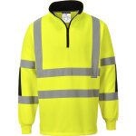 Sweatshirt rugby xenon couleur : jaune taille m portwest