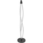 Swirl floor lampe sur pied en polycarbonate ondul� avec led et design filament, 22 w, 2400 lm, 3000 k, ...