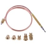 Swyeoot - thermocouple � gaz universel, sonde de thermocouple de br�leur � gaz chauffant � filetage 900mm ...