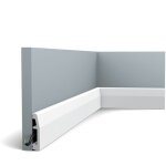 Orac - plinthe minimaliste sx125  l'angle peu marqu - l200 x h6, 9 x l1, 4 cm decor
