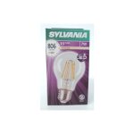 Sylvania - ampoule led 6w ronde a60 filament 2700k 806lm culot e27 230v non - dimmable claire toledo ...