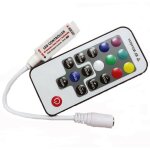 Contrleur / tlcommande radio rf pour ruban led couleur rgb 12v