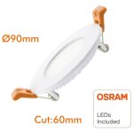 Downlight osram 5w extra - plat en blanc froid ou blanc neutre couleur led: blanc neutre (4000 - 4500k) ...