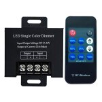 Variateur 18a rf 12v avec t�l�commande pour ruban led mono couleur 12v