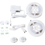 Systme d'clairage led 2 bandes 120 cm avec dtecteur de mouvement installation facile et rapide usage ...