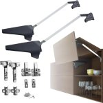 Syst�me de levage albatros avec amortisseur pour modules � portes pliantes pour plafonds bas