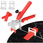 Syst�me de nivellement carrelage, 2mm d'aide � la pose 400 clips + 200 cales 1 pince pour aide � la pose ...