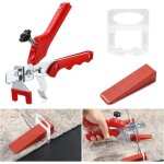 Syst�me de nivellement carrelage, 2mm d?aide � la pose 400 clips + 200 cales 1 pince pour aide � la pose ...