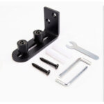 Syst�me de porte coulissante 2 pi�ces rail de roulement guide au sol porte coulissante : 8 en 1 syst�me ...