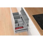 Fp - systme de poubelle tiroir 9207642kb600mmkf gris