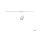 Systmes rail 1 allumage 230v bima spot blanc mat gu10 max. 50w adaptateur 1 allumage inclus slv 143441 ...