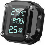 Syst�me de surveillance de la pression des pneus sans fil pour moto tpms de charge usb pour moto avec ...