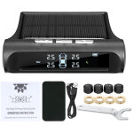 Syst�me de surveillance de la pression des pneus (tpms) universel sans fil avec 4 capteurs externes. ...