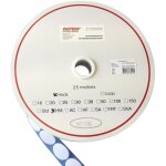 T01035000003c1 pastille ronde auto - agrippante hotmelt  coller partie crochets () 35 mm blanc 1 pc(s) ...