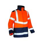 T2s - parka 4 en 1 orange / marine dakota 2 - m