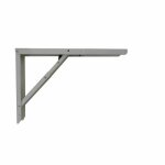 Table d'abattage carr�e pliante en acier argent� 30x40cm.