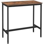Table de bar de cuisine haute et �troite loft industriel
