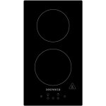 Respekta - table de cuisson autarcique domino table de cuisson � induction touch 2 plaques sans cadre ...