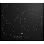 Table de cuisson - beko - hiis63206m - 3 feux - induction - 28cm