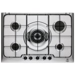 Table de cuisson electrolux px750uv inox encastrable gaz 5 feux